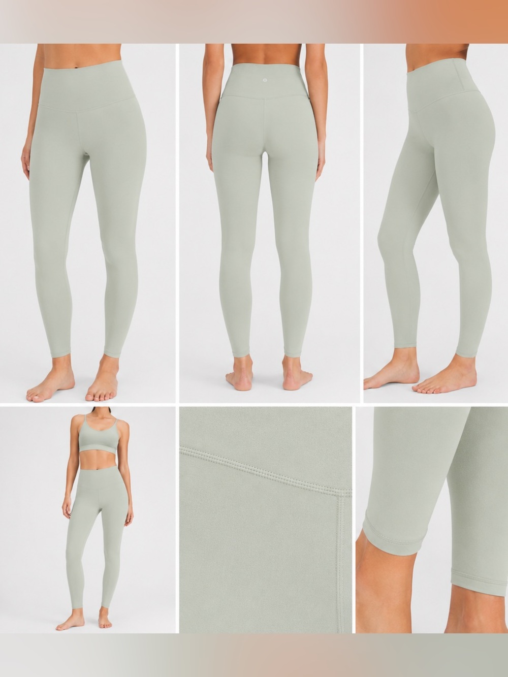 Lululemon align 28” Light Sage Green High-Waist Leggings